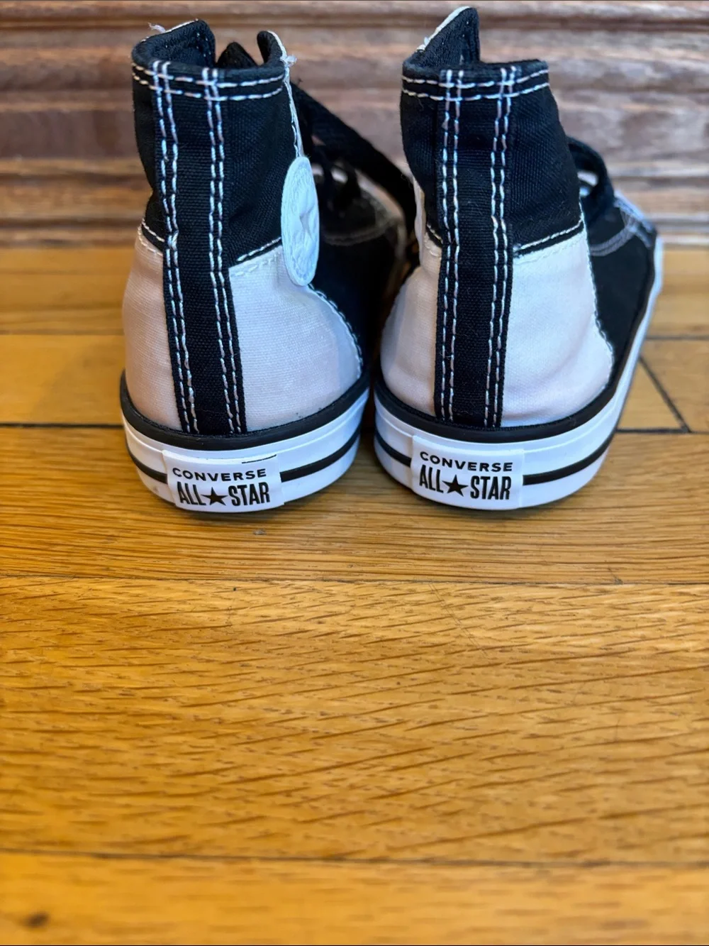 Converse Black and White Glow in the Dark High-Top Sneakers - Picture 4 of 7